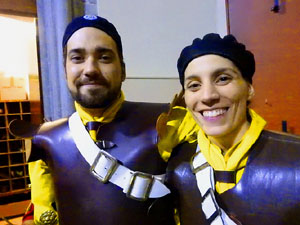 Setmana Santa 2024 a Girona. Sortida dels Manaies per lliurar el Pen&oacute;