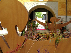 Temps de Flors 2024. Pati de les Magn&ograve;lies