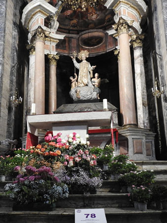 Temps de Flors 2024. Bas&iacute;lica de Sant Feliu- Capella de Sant Narc&iacute;s