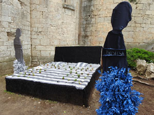 Temps de Flors 2024. Absis de Sant Pere de Galligants