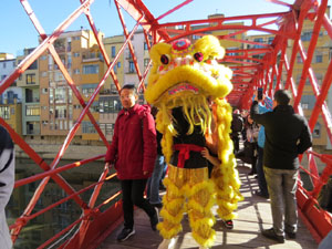 Celebraci&oacute; de l'any nou xin&egrave;s, el 4723, any de la Serp, a Girona