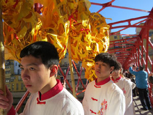Celebraci&oacute; de l'any nou xin&egrave;s, el 4723, any de la Serp, a Girona