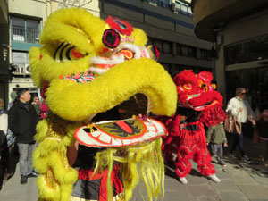 Celebraci&oacute; de l'any nou xin&egrave;s, el 4723, any de la Serp, a Girona