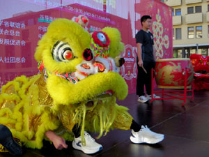 Celebraci&oacute; de l'any nou xin&egrave;s, el 4723, any de la Serp, a Girona