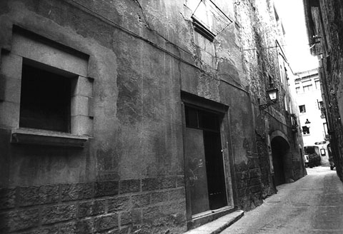 El carrer de la Claveria. 1986