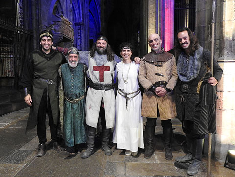 Els int&egrave;rprets de la Consueta de Sant Jordi