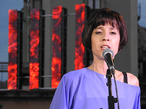 Diada Nacional 2025. Homenatge floral a Carles Rahola a la Rambla de la Llibertat