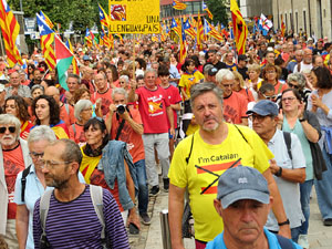 Diada Nacional 2025. Manifestaci&oacute; unit&agrave;ria per la Independ&egrave;ncia