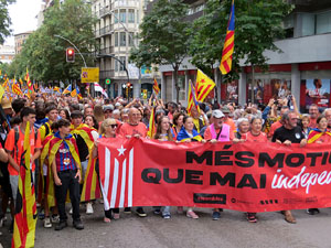 Diada Nacional 2025. Manifestaci&oacute; unit&agrave;ria per la Independ&egrave;ncia