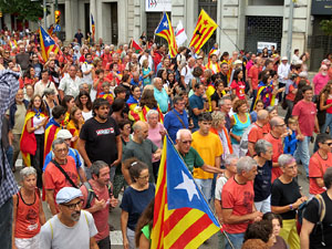 Diada Nacional 2025. Manifestaci&oacute; unit&agrave;ria per la Independ&egrave;ncia