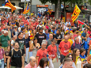 Diada Nacional 2025. Manifestaci&oacute; unit&agrave;ria per la Independ&egrave;ncia