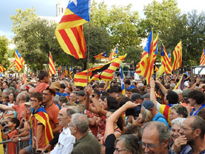 Diada Nacional 2025. Manifestaci&oacute; unit&agrave;ria per la Independ&egrave;ncia