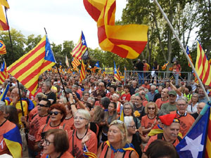 Diada Nacional 2025. Manifestaci&oacute; unit&agrave;ria per la Independ&egrave;ncia