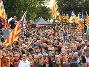 Diada Nacional 2025. Manifestaci&oacute; unit&agrave;ria per la Independ&egrave;ncia