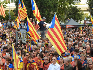 Diada Nacional 2025. Manifestaci&oacute; unit&agrave;ria per la Independ&egrave;ncia