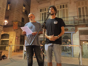Diada Nacional 2025. XVII Marxa de Torxes de Girona pels carrers del Barri Vell de Girona