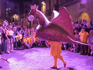Fires de Sant Narcís 2024. Ball de l'Àliga, capgrossos i gegants