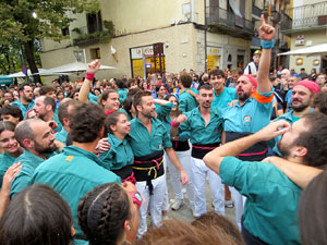 Fires 2025. Els Castells de Vig&iacute;lia amb els Marrecs de Salt i la Colla Castellera Esperxats de l'Estany