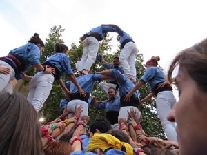 Fires 2025. Els Castells de Vig&iacute;lia amb els Marrecs de Salt i la Colla Castellera Esperxats de l'Estany