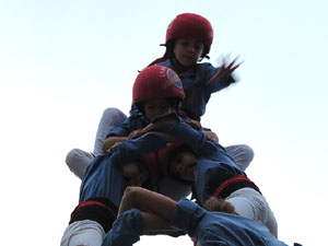 Fires 2025. Els Castells de Vig&iacute;lia amb els Marrecs de Salt i la Colla Castellera Esperxats de l'Estany