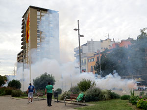 Fires de Sant Narc&iacute;s 2025. La Tronada de la festa dels Quatre Rius