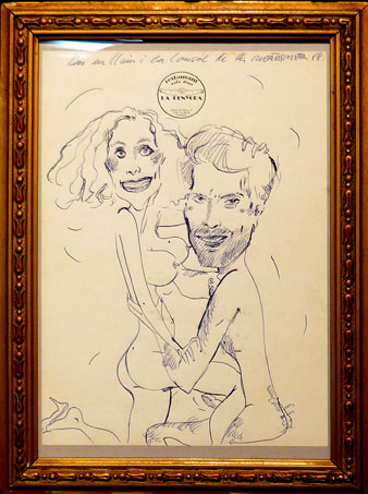 Dibuix d'en Llu&iacute;s i la Consol de 'La Penyora', 1998. Roser Oliveras Oliver