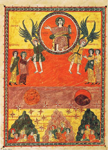 Il&middot;lustraci&oacute, del 'Beatus'. Any 975