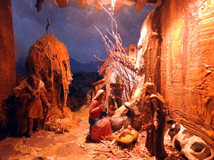 Nadal 2024 a Girona. Exposici&oacute; de pessebres a la Carbonera, organitzada per l'Associaci&oacute; de Pessebristes