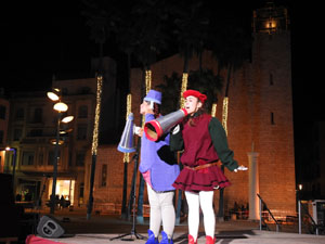 Reis 2025. Arribada dels Reis a la pla&ccedil;a de l'U d'octubre de 2017