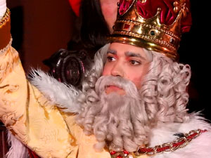 Reis 2025. Arribada dels Reis a la pla&ccedil;a de l'U d'octubre de 2017