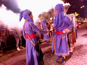 Reis 2025. Arribada dels Reis a la pla&ccedil;a de l'U d'octubre de 2017