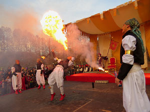 Reis 2025. El campament reial al camp de Mart al parc de la Devesa