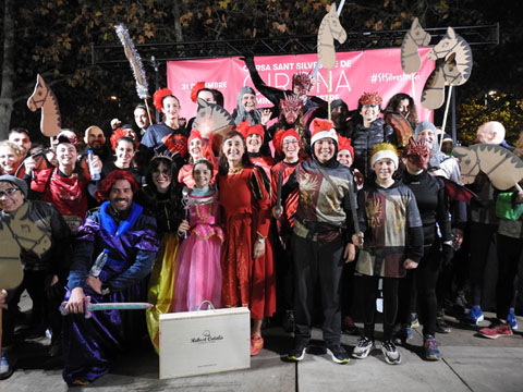 El grup guanyador del concurs de disfresses