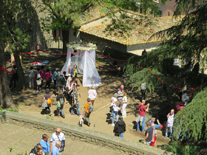 Temps de Flors 2025. Passeig Arqueol&ograve;gic. Font