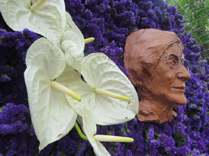 Temps de Flors 2025. Font de moss&egrave;n Jacint Verdaguer