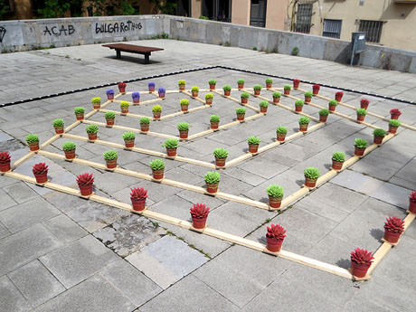 Temps de Flors 2025. Plaça de mossèn Jacint Verdaguer (baix)