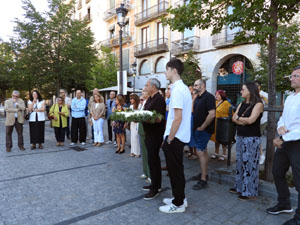 Diada Nacional 2026. Homenatge floral a Carles Rahola a la Rambla de la Llibertat