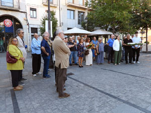 Diada Nacional 2026. Homenatge floral a Carles Rahola a la Rambla de la Llibertat