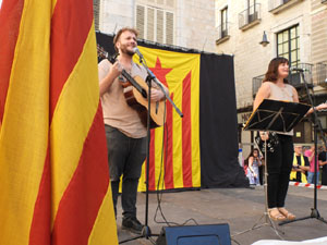 Diada Nacional 2026. Concentraci&oacute; a la pla&ccedil;a del Vi