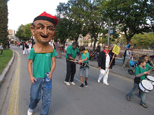 Trobada de gegants: la cercavila