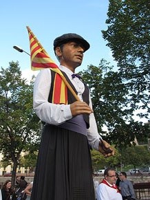 Trobada de gegants: la cercavila