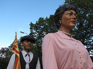 Trobada de gegants: la cercavila