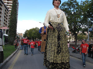 Trobada de gegants: la cercavila