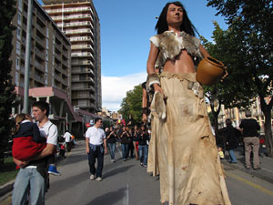 Trobada de gegants: la cercavila
