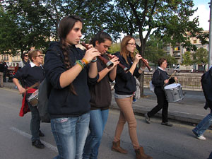 Trobada de gegants: la cercavila