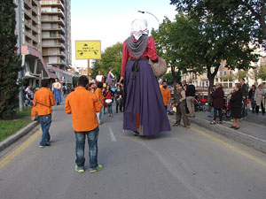 Trobada de gegants: la cercavila