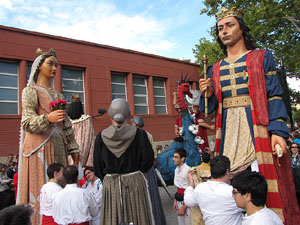Trobada de gegants: la ballada