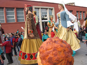 Trobada de gegants: la ballada