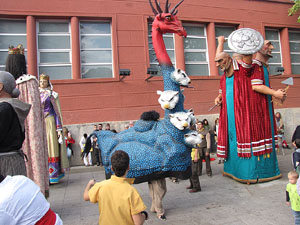 Trobada de gegants: la ballada