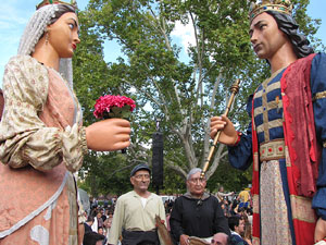 Trobada de gegants: la ballada